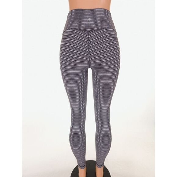 LULULEMON 4 High Times Pant Textured Stripe Black Deep Coal THROWBACK! - Picture 13 of 13